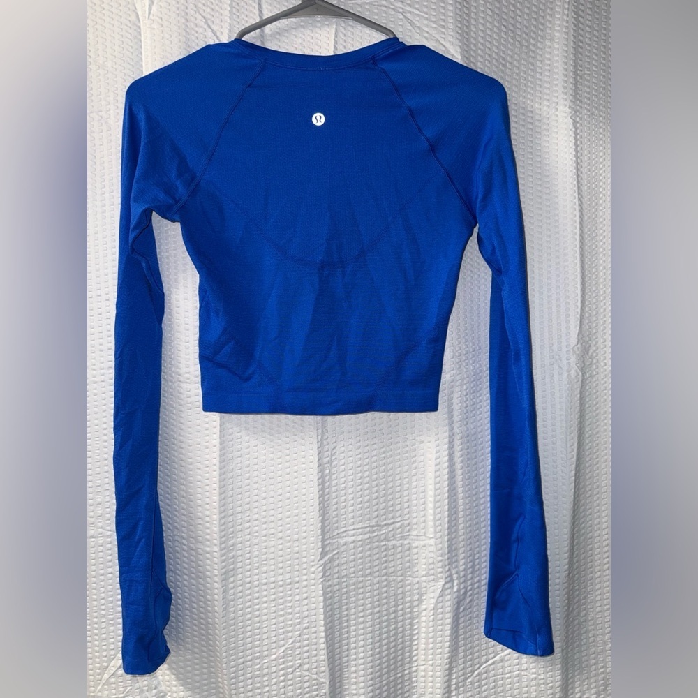 Lululemon Swiftly Tech Cropped Long-Sleeve Shirt 2.0 Size 4 - Picture 6 of 9